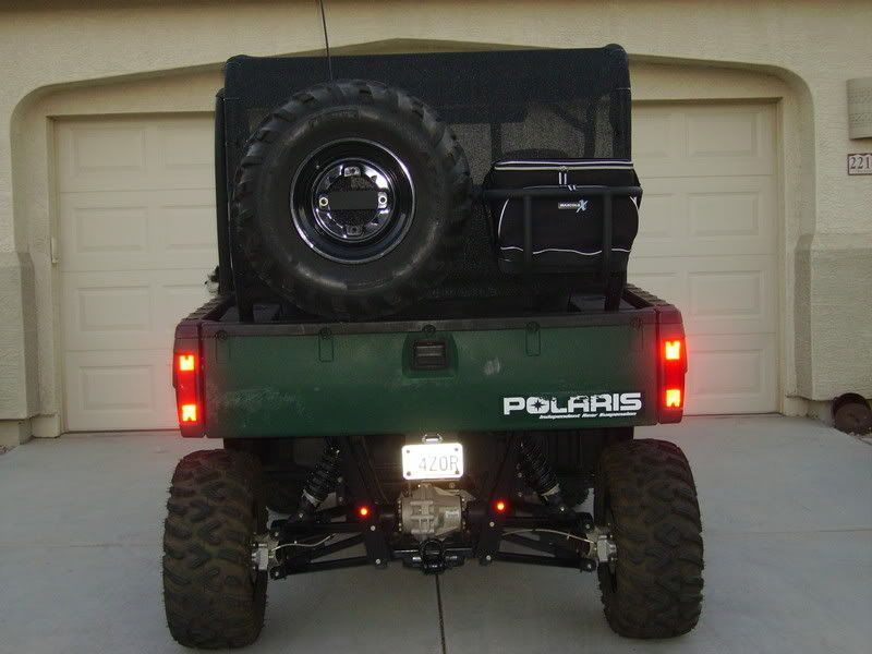 Wheel spacers for the crew PRC Polaris Ranger Club